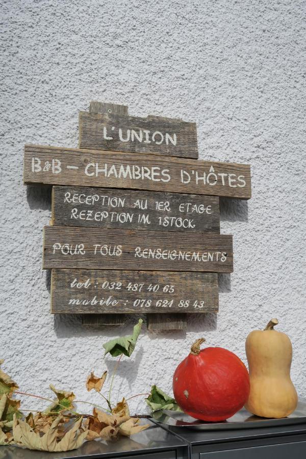 L'Union B&B - Chambres D'Hotes Tramelan 外观 照片